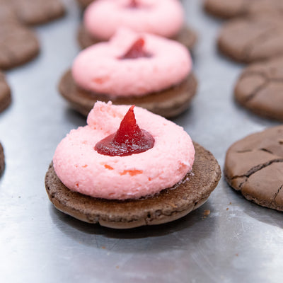 Pink Lamington bulk party pack - 12 cookies